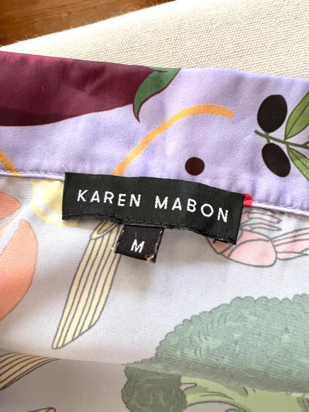KAREN MABON for ANTHROPOLOGIE Chef's Table Short Pajamas Set - M - Picture 10 of 16